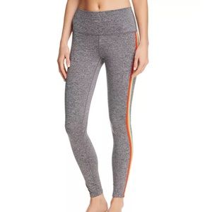 Spiritual Gangster High Vibe Rainbow-Stripe Leggings size M